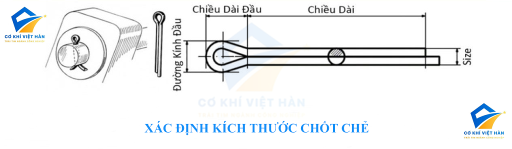 Xác định kích thước chốt chẻ