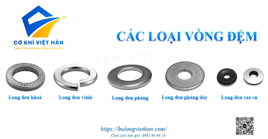 Các loại long đen inox