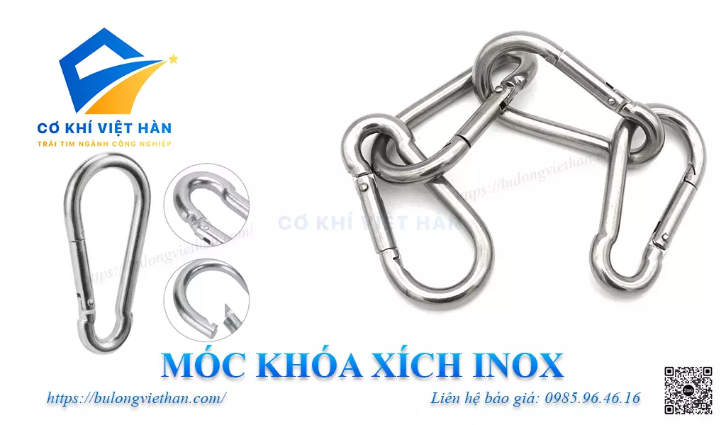 Móc khóa xích inox