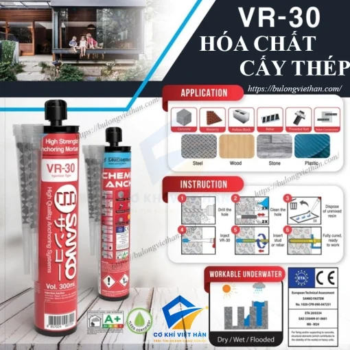 hóa chất cấy thép