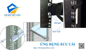 Ứng dụng của Ê cu cài inox