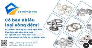 có bao nhiêu loại vòng đệm