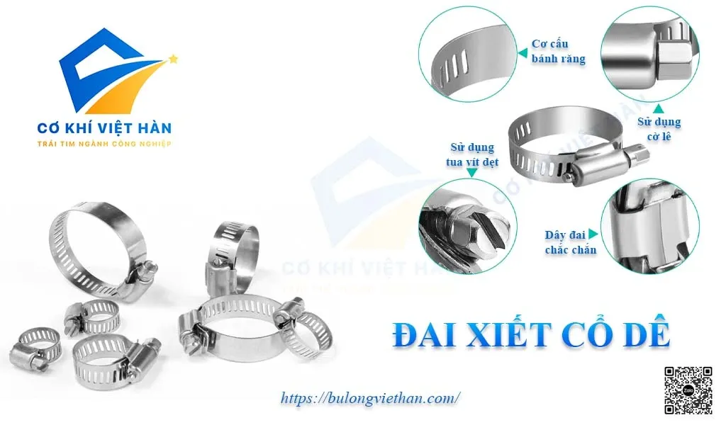 Đai Xiết Inox (Hose Clamp)
