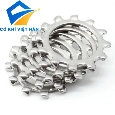 Long Đen Răng Cưa Inox (Toothed Lock Washer)