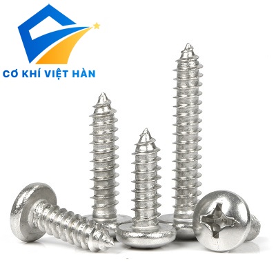 Vít Gỗ Đầu Tròn Inox DIN 7981C