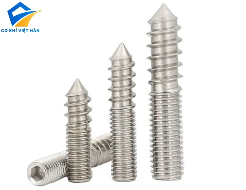 Vít Gỗ Đầu Lục Giác Thân Bu Lông Inox
