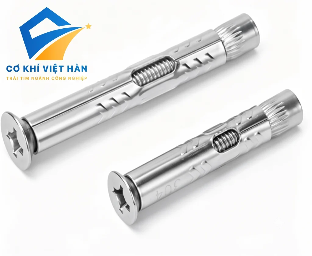 Vít Nở Inox Đầu Chìm