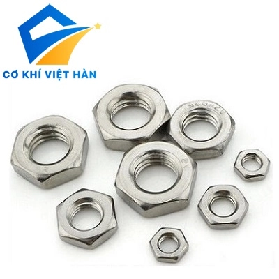 Đai Ốc Lục Giác Mỏng Inox DIN 439B